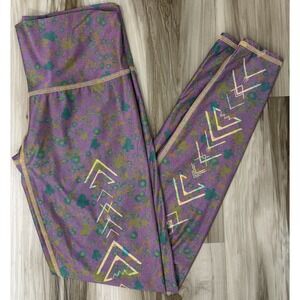 Teeki Meadow Hot Pants Leggings Size Small Flowers Tipis Boho